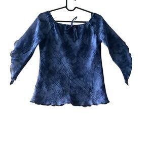 Elegant Blue Women's Top